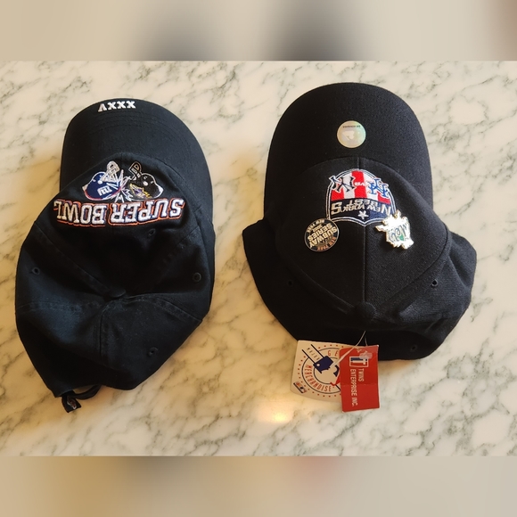 2002 Subway Series & Super Bowl XXXV Collectors Hats & Pins - Picture 7 of 16